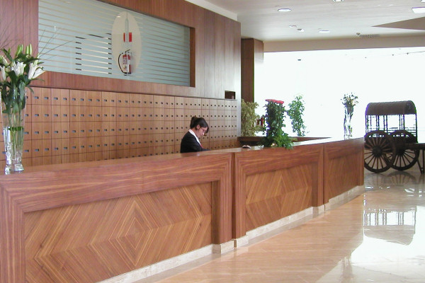 Reception area