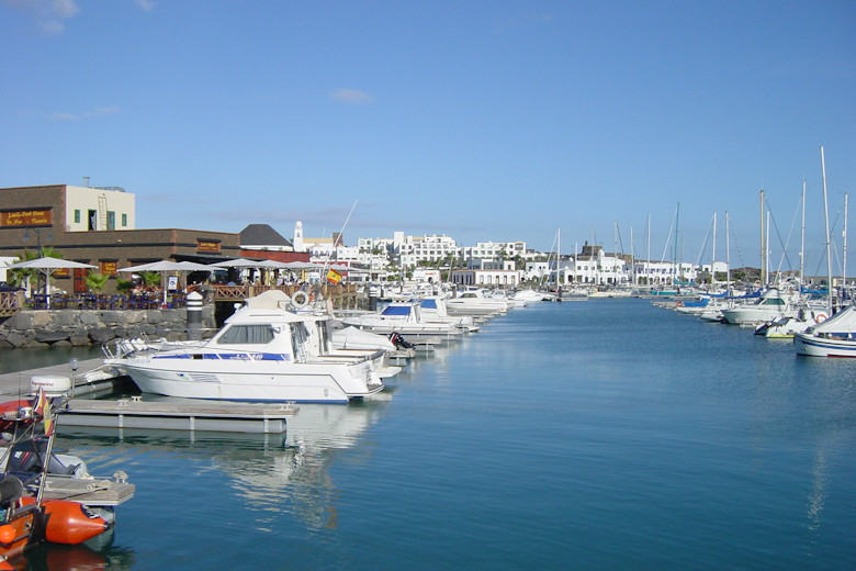 Marina Rubicon is a short walk away