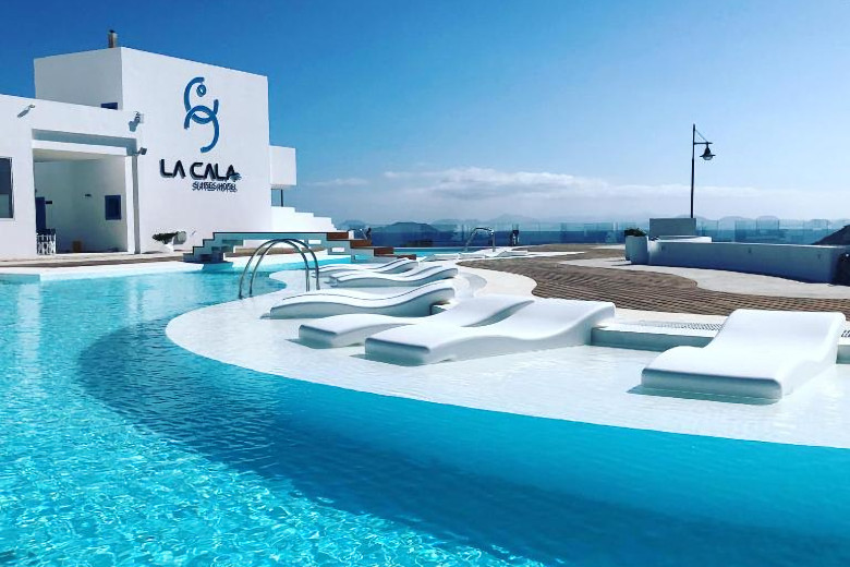 Relax by the swimming pool