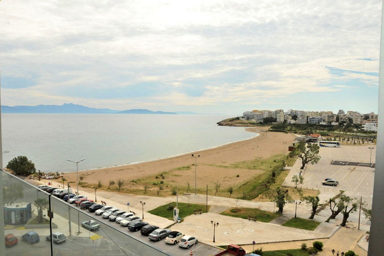 View from the hotel towards the beach