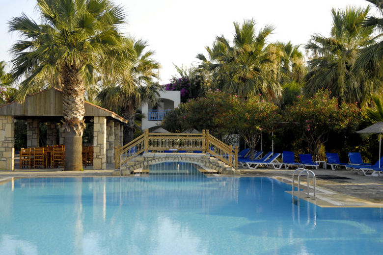 The hotel's swimming pool