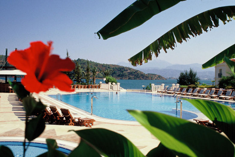 The hotel's swimming pool