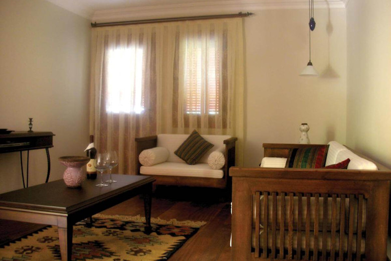 Living room in a suite