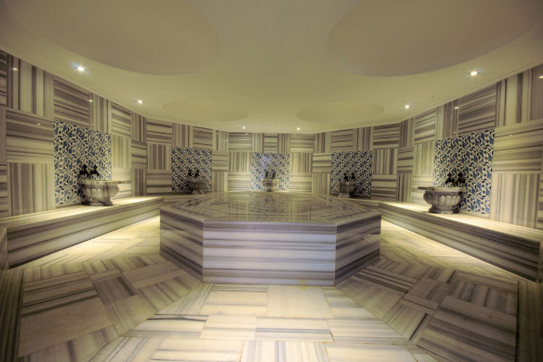 The hotel's Turkish bath.