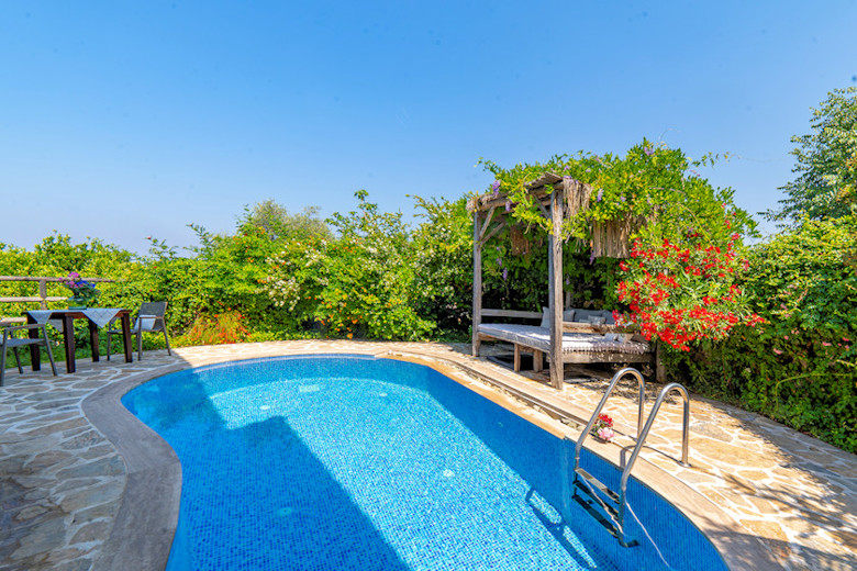 Private pool of one of the Villas