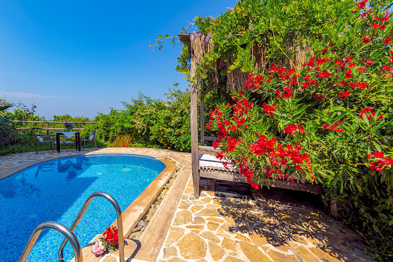 Private pool of one of the Villas