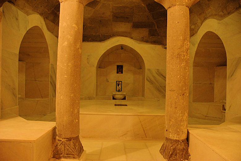 The hotel's Turkish bath