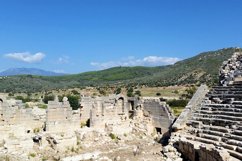 Ancient amphitheatre at Patara