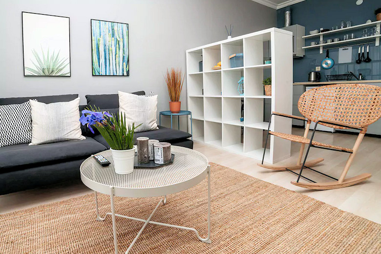 Lounge-kitchen in a 2-bedroom Apartment