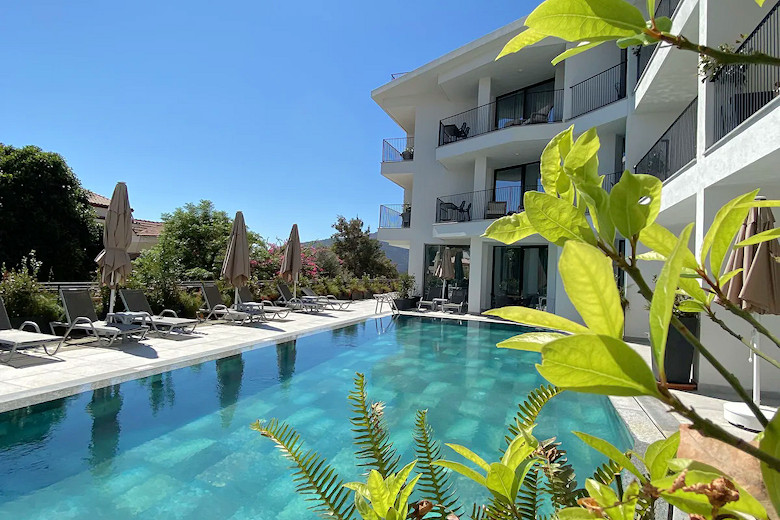 The pool at Payava Hotel