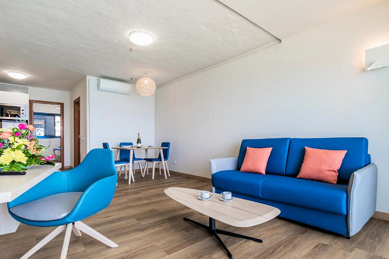 Living room in a Sea View Apartment