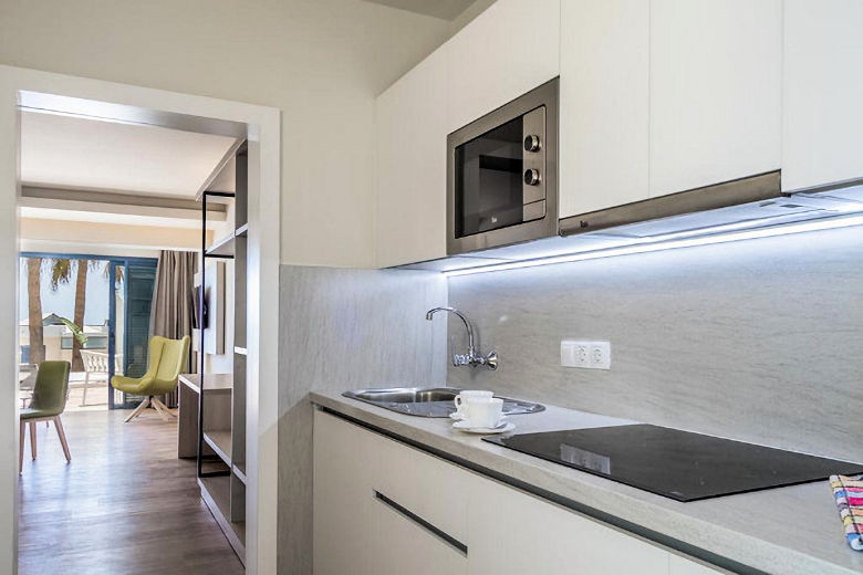 Kitchen in a Duplex Apartment