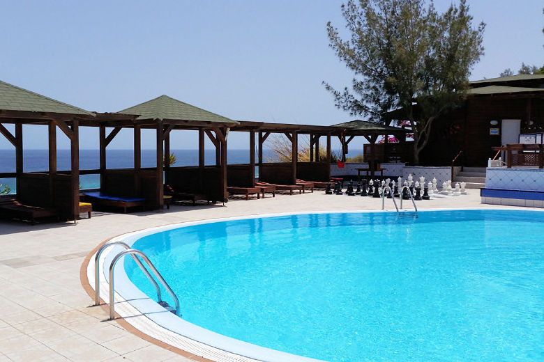 The outdoor pool at Marina Playa