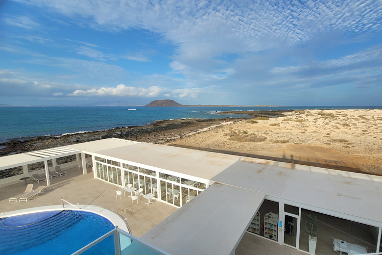 View towards Isla de Lobos