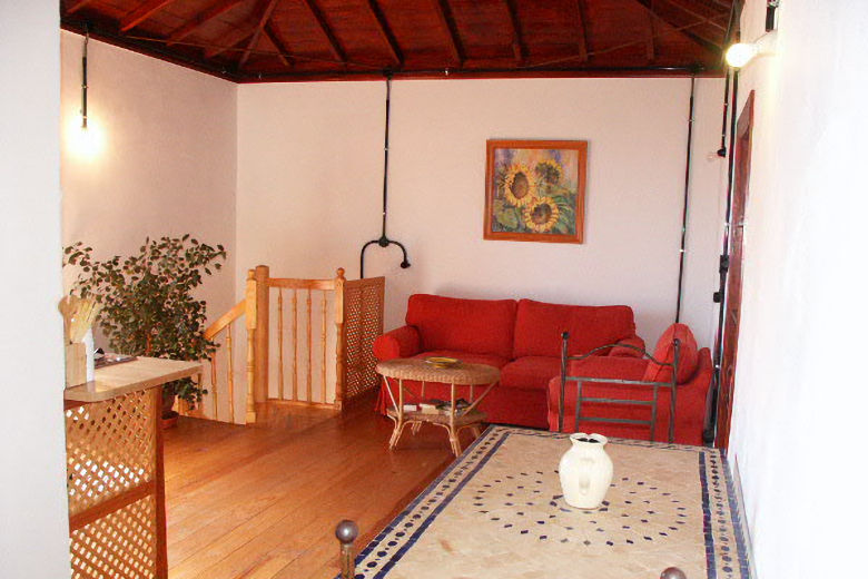 Lounge area in a maisonette