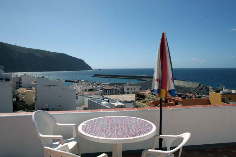 View from a harbour-facing apartment