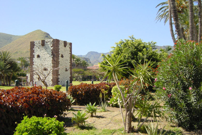 The park and the 15th century tower