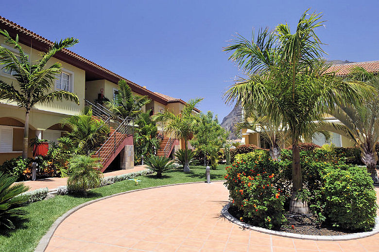 The apartments are arranged around a central garden