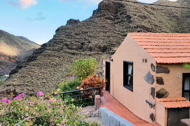 Mountain views from one of the higher cottages