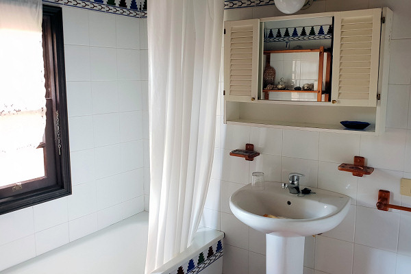 Bathroom in one of the cottages