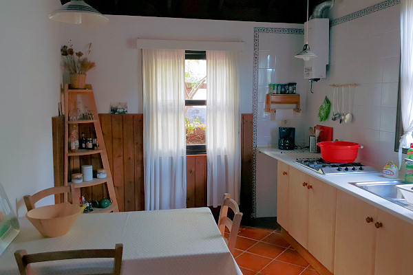 Kitchen in one of the cottages