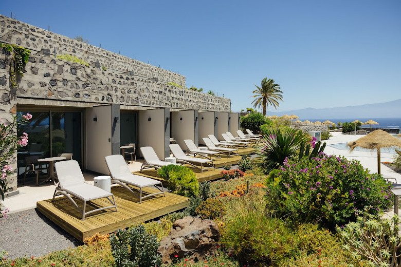 Bancal Terrace rooms have their own pair of sun-loungers
