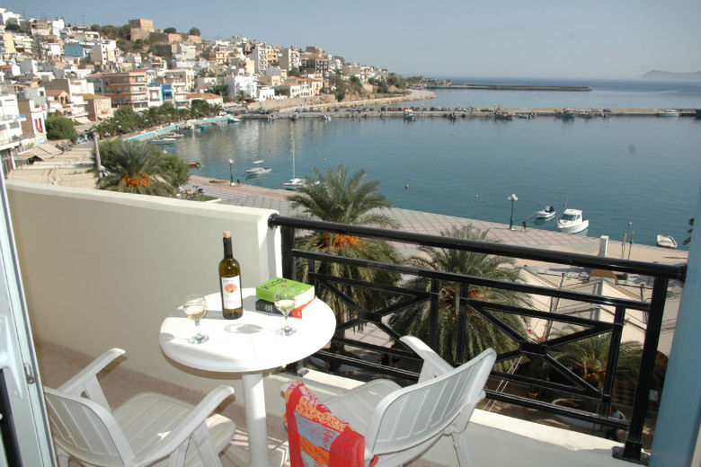 Balcony of a sea view room