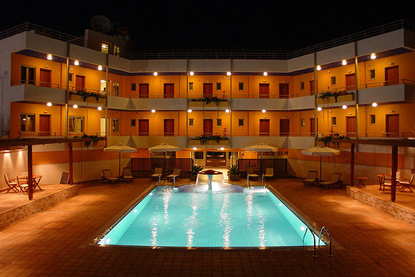 The pool by night