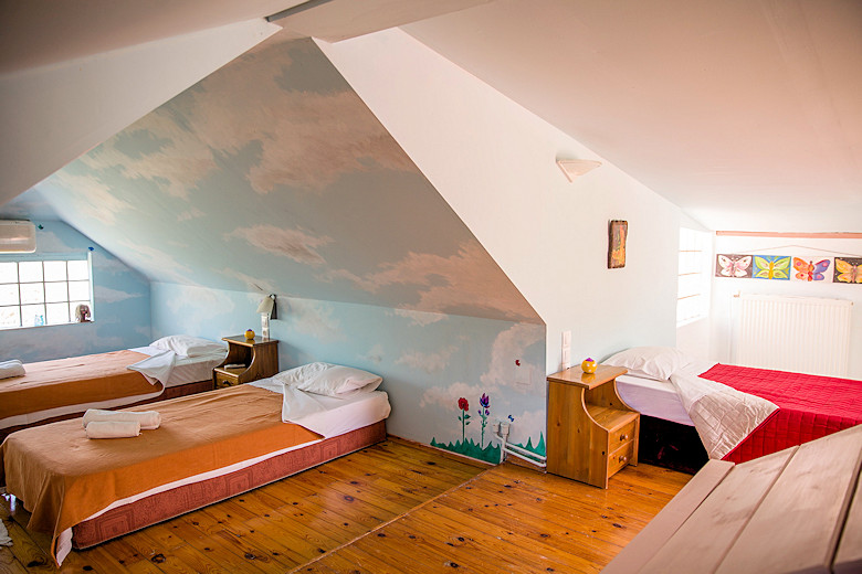 The attic room