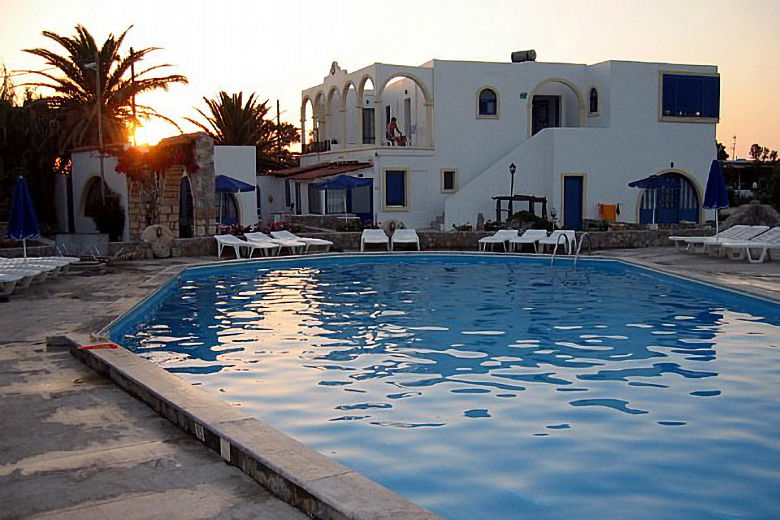 Blue Beach at dusk