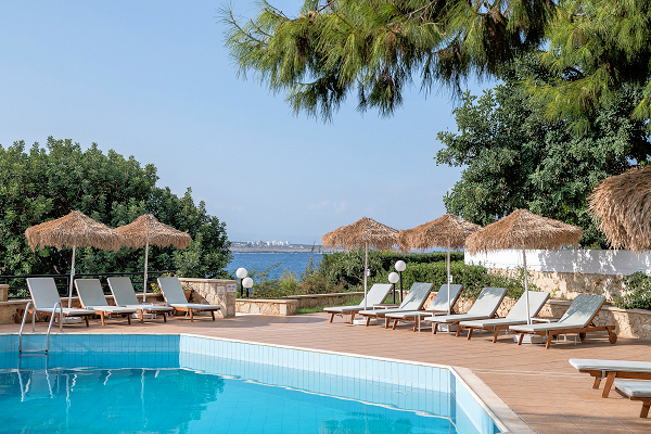 The pool at Alianthos Suites