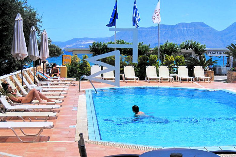 The hotel's swimming pool