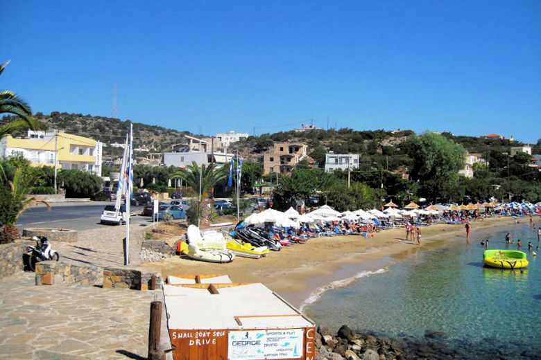 Water-sports offered on the beach 