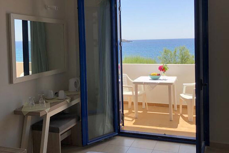 Balcony of a deluxe room