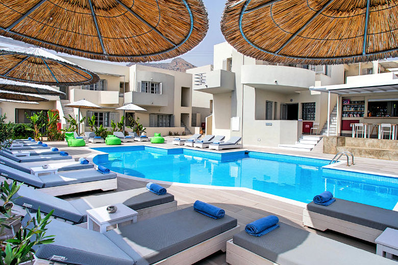 The pool at Elounda Garden Suites