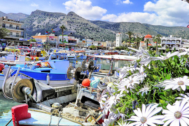 Elounda harbour