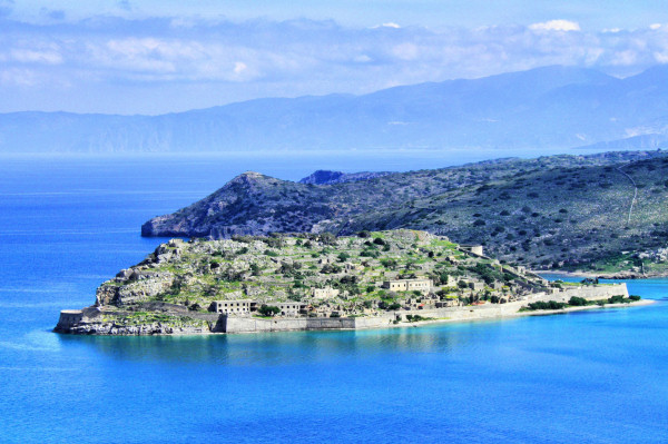 Nearby Spinalonga island