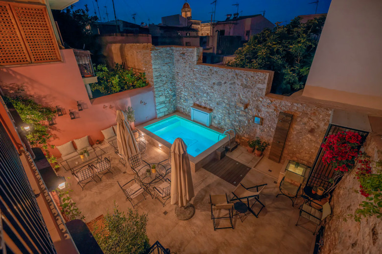 Evening ambience at Phaedra Suites