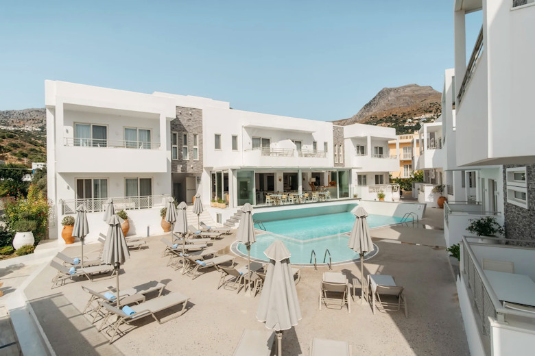 Space to relax by the pool...