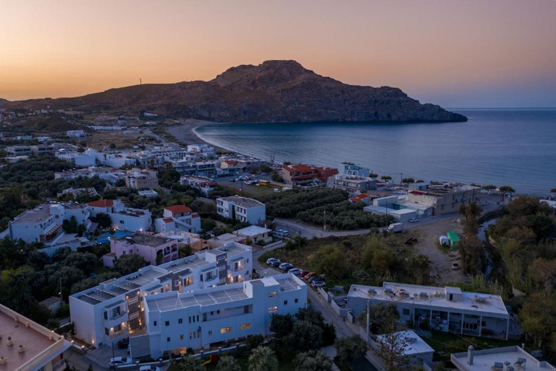 Evening view of Plakias