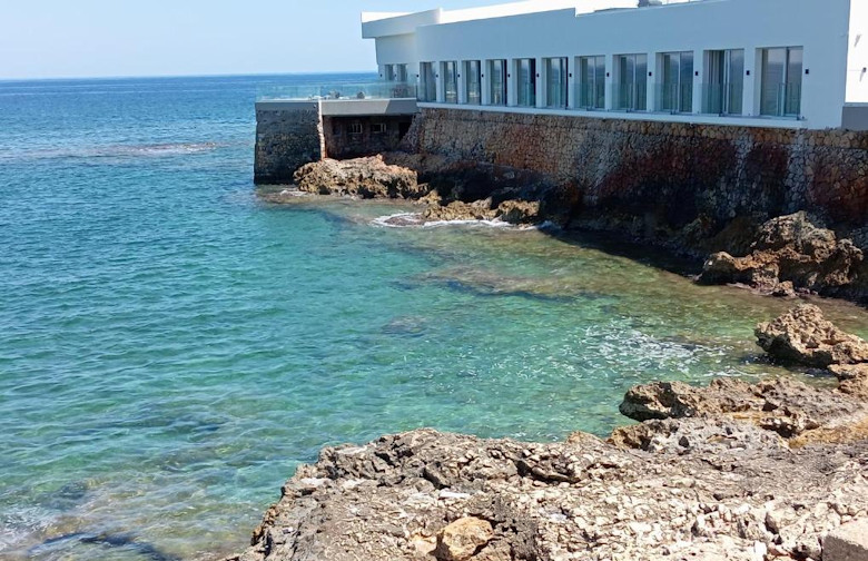 Elia Sea Suites are perched above the water's edge