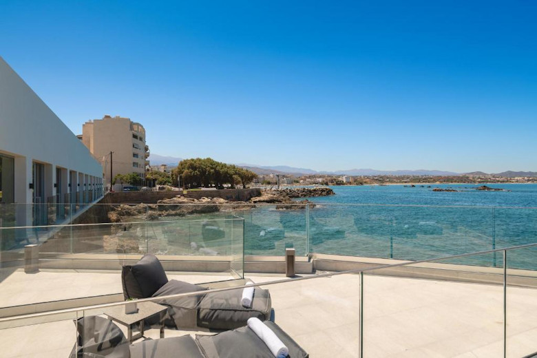 Terrace of a Sunlounge Seafront Suite