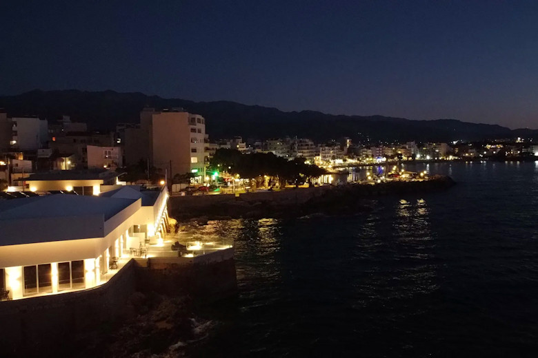 Elia Sea Suites (front left) with Nea Chora in the background