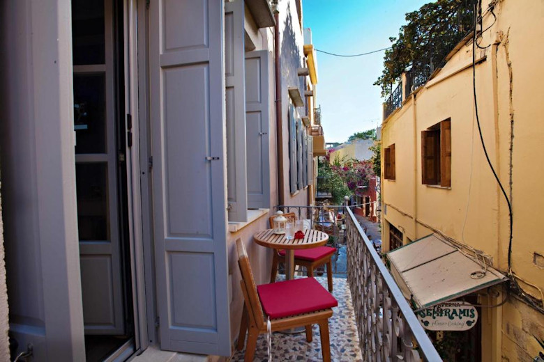 Balcony of Deluxe Room at Elia Fatma