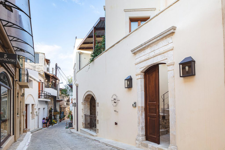 Z Boutique Hotel is tucked away in Panormo's cobbled back streets