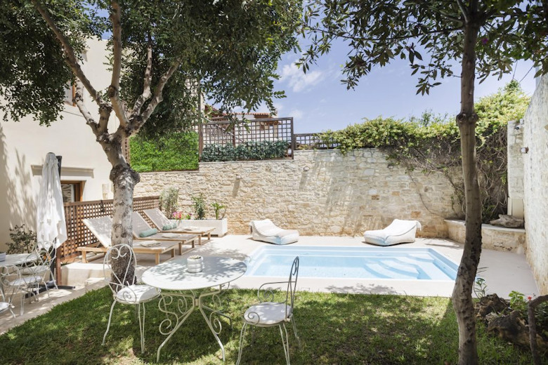 Courtyard garden and small pool