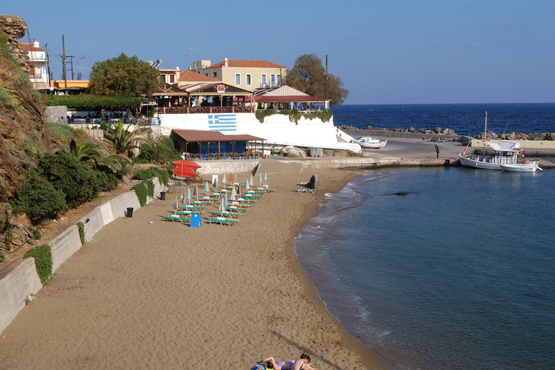 The Captain's House and the beach