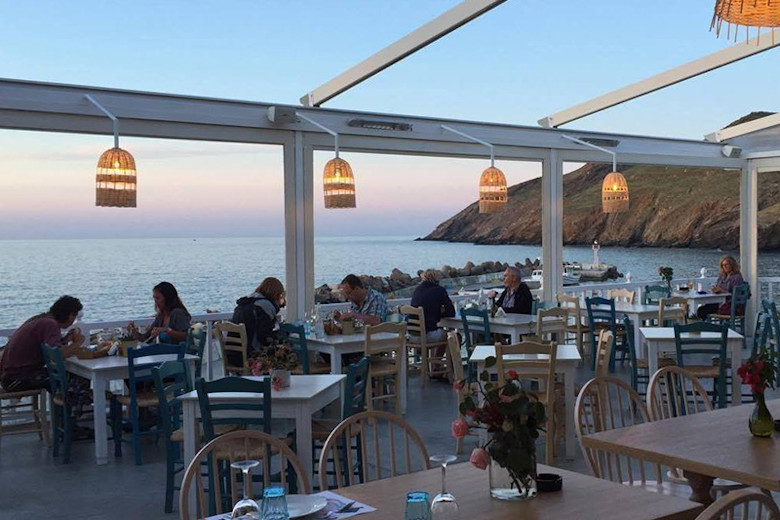 Dining at the Captain's Taverna