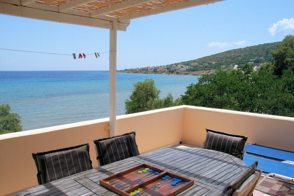 Large shaded terrace