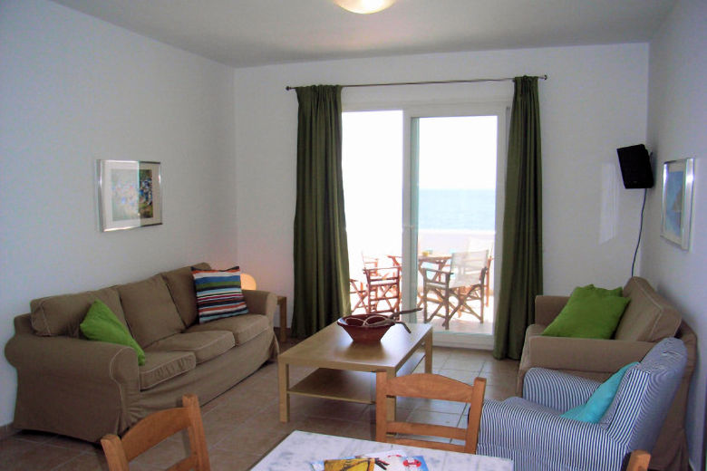 Living room in one of the maisonettes